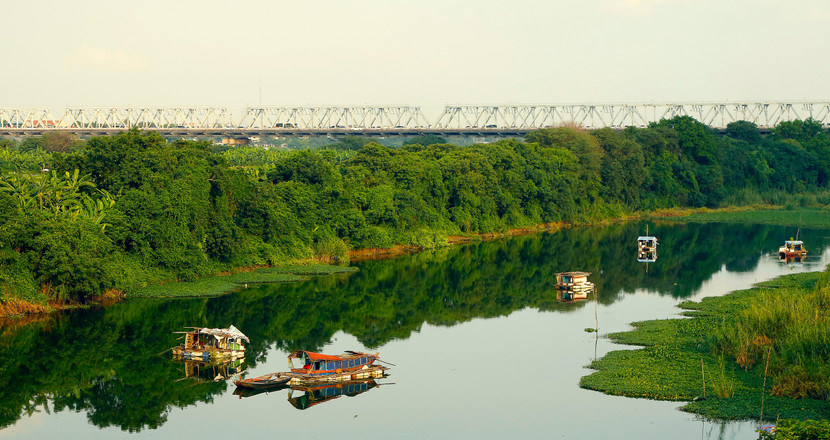 Sông Hồng ngày nay - Ảnh: Lê Khiếu Minh