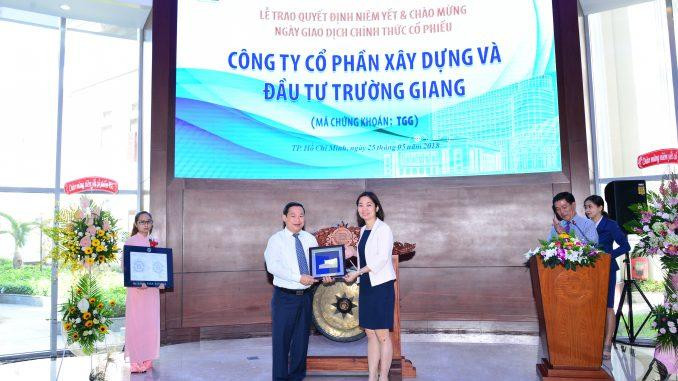 Cổ phiếu TGG của Trường Giang bị đưa vào diện kiểm soát từ 7/6 tới