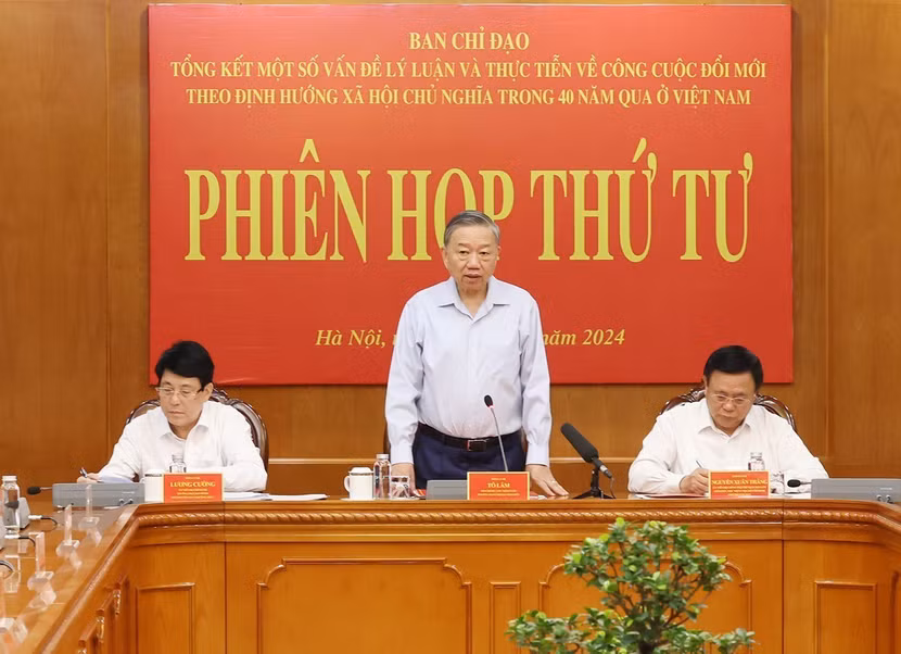 Tổng Bí thư, Chủ tịch nước Tô Lâm phát biểu khai mạc phiên họp
