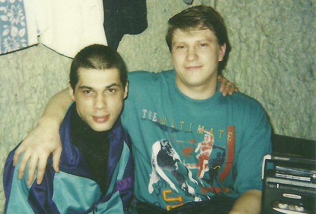 “Ông trùm” Lipchansky (phải), kẻ tổ chức bữa tiệc ở Butyrka