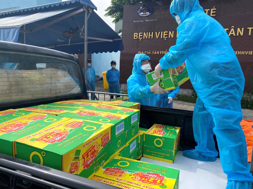 Những sản phẩm có lợi cho sức khỏe luôn được Tân Hiệp Phát gửi trao đến cộng đồng dù trong giai đoạn khó khăn nhất