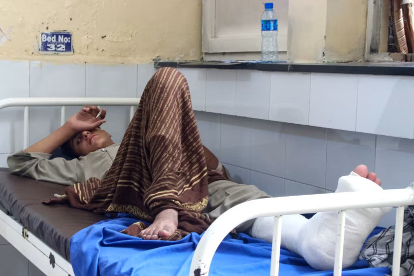 Một người Afghanistan bị thương sau trận động đất ở Jalalabad, Afghanistan vào ngày 1-9-2025