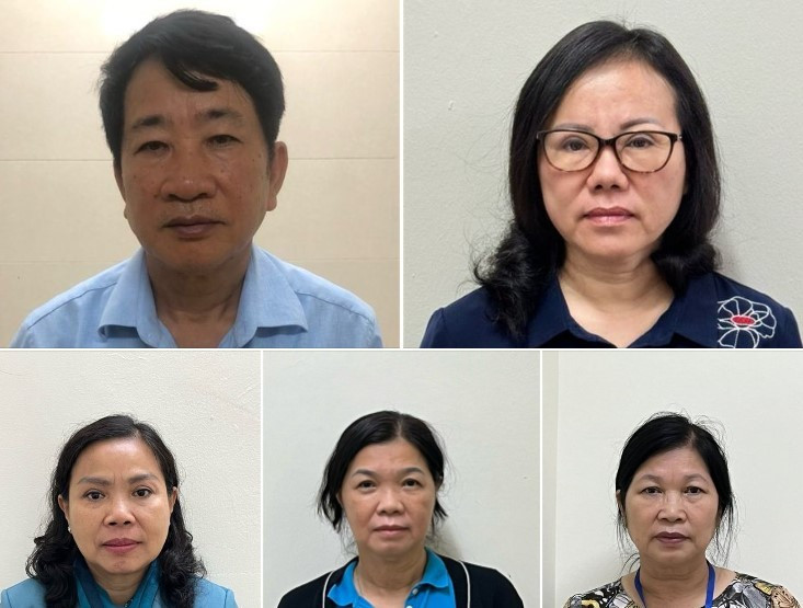 Các bị can trong vụ án