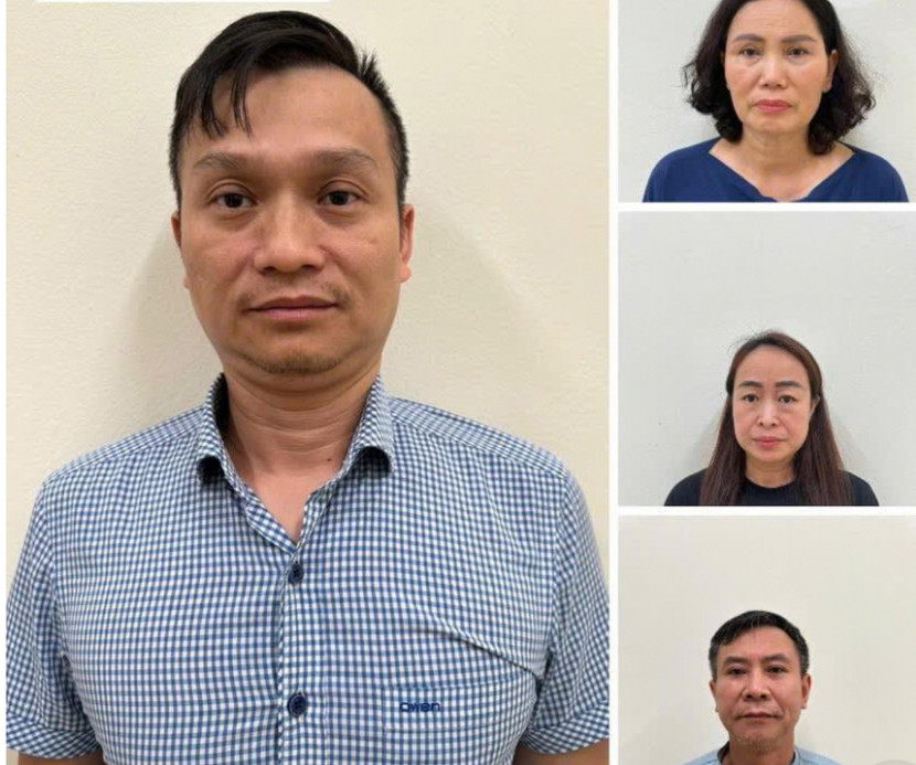 Các bị can trong vụ án