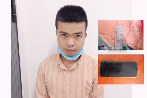 Võ Văn Thật cùng tang vật vụ án
