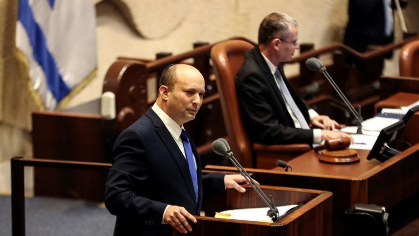 Ông Naftali Bennett, người vừa được bầu làm Thủ tướng Israel, phát biểu trước Quốc hội Ông Naftali Bennett, người vừa được bầu làm Thủ tướng Israel, phát biểu trước Quốc hội