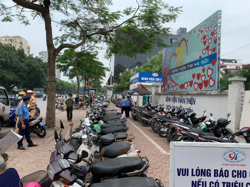 Điểm trông giữ phương tiện có biểu hiện vi phạm