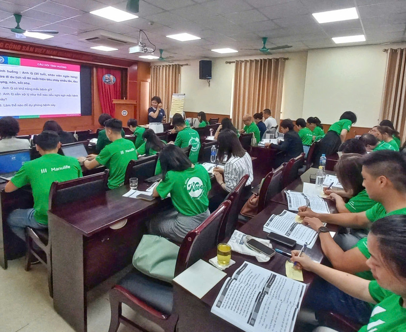 Tư vấn viên Manulife tham gia khóa đào tạo tại trường Đại học Y Hà Nội Tư vấn viên Manulife tham gia khóa đào tạo tại trường Đại học Y Hà Nội