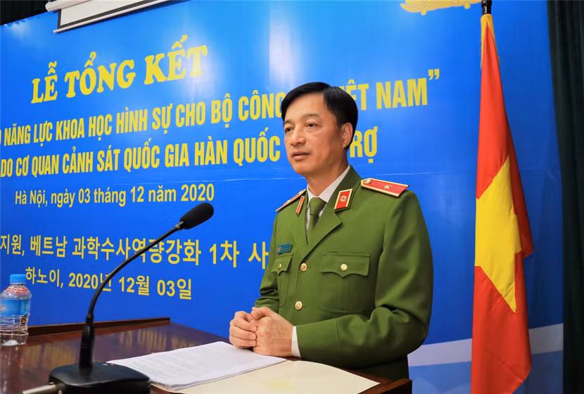 Thứ trưởng Nguyễn Duy Ngọc phát biểu tại buổi lễ