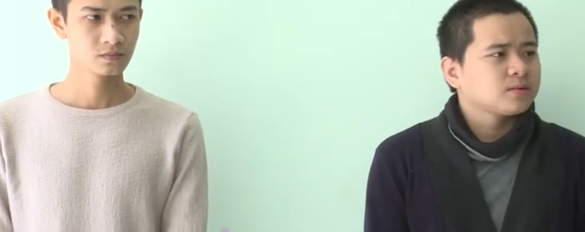 Hai đối tượng Minh và Duy bị bắt giữ