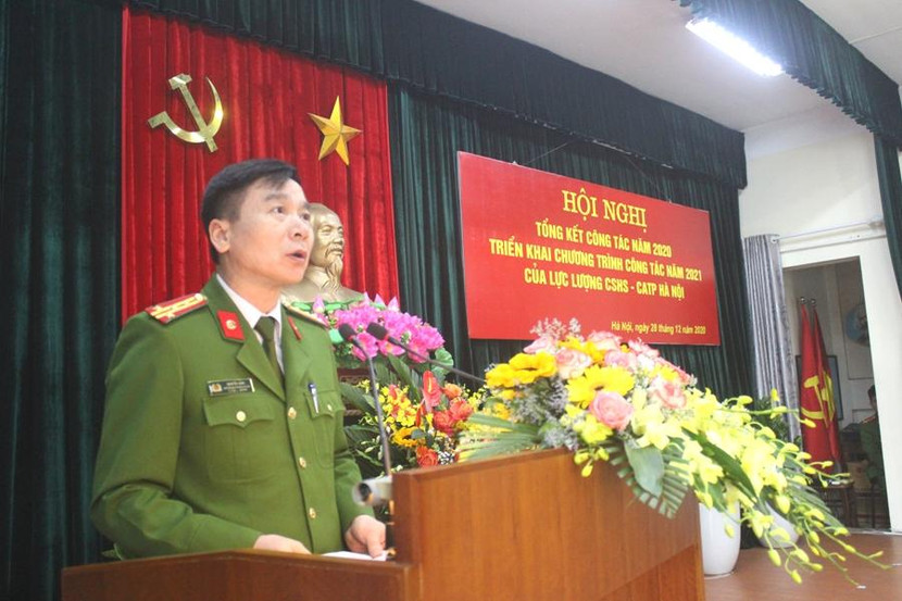 Đại tá Nguyễn Bình, Trưởng Phòng CSHS trân trọng cảm ơn sự quan tâm chỉ đạo của lãnh đạo các cấp, hứa Phòng CSHS sẽ thực hiện nghiêm , hiệu quả các yêu cầu nhiệm vụ được cấp trên và nhân dân giao phó