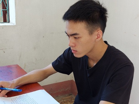 Đối tượng Mạnh bị bắt giữ