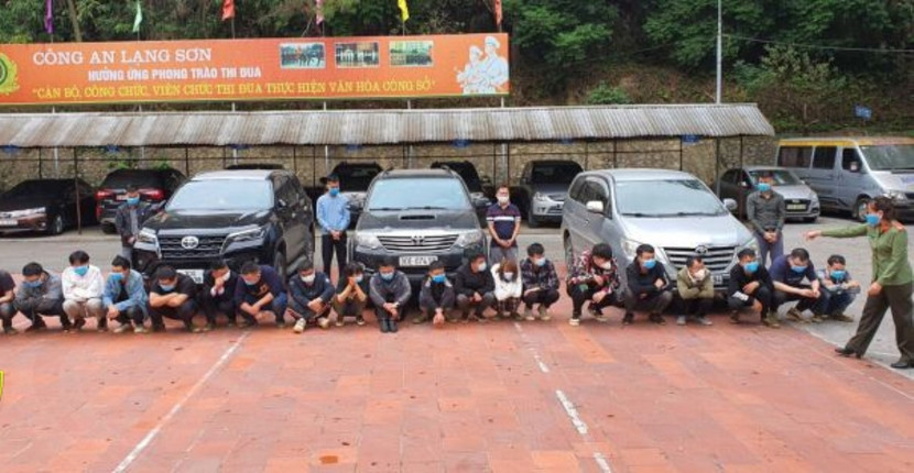 CSGT phát hiện xử lý nhóm đối tượng nhập cảnh trái phép trong khi dịch Covid -19 đang diễn biến phức tạp