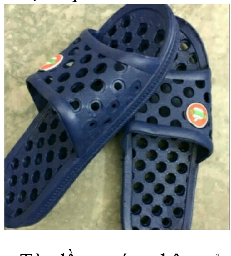 Đôi dép đối tượng sử dụng