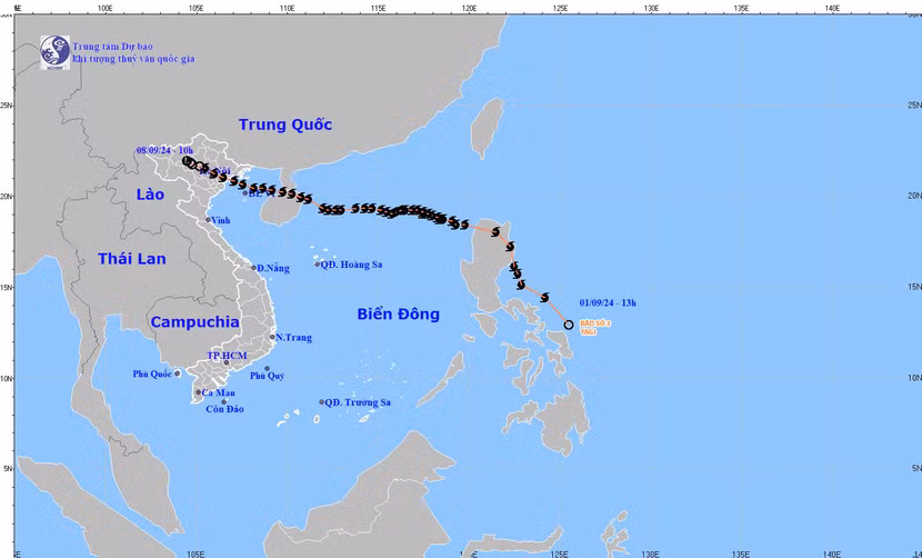 Cơn bão Yagi được nhận định là cơn bão mạnh nhất trong vòng 30 năm trở lại đây Cơn bão Yagi được nhận định là cơn bão mạnh nhất trong vòng 30 năm trở lại đây