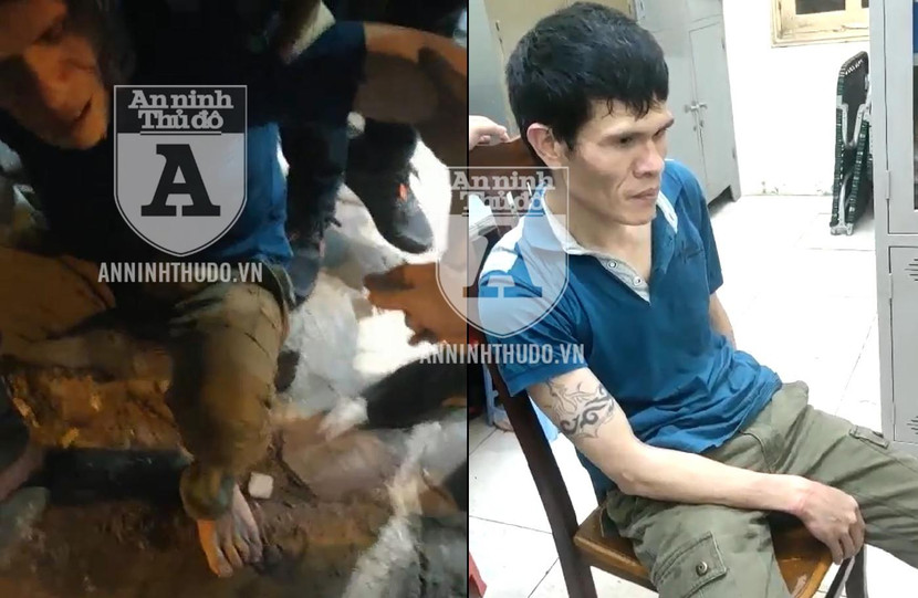 Dù bỏ chạy rất nhanh và ném ma túy, song đối tượng vẫn không thoát