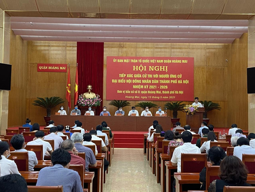 Cử tri đánh giá cao chương trình hành động - quyết tâm của các ứng cử viên Cử tri đánh giá cao chương trình hành động - quyết tâm của các ứng cử viên