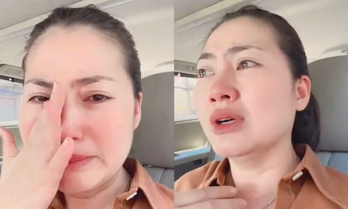 Diễn viên Ngọc Lan khi livestream nói về hợp đồng bảo hiểm của mình
