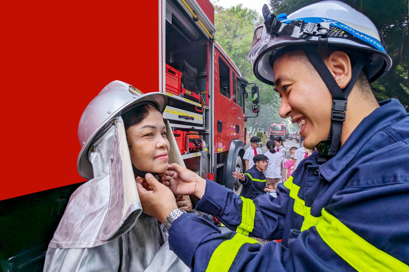 Các hoạt động tuyên truyền, trải nghiệm, thực hành chữa cháy thường xuyên được Công an thành phố Hà Nội tổ chức Các hoạt động tuyên truyền, trải nghiệm, thực hành chữa cháy thường xuyên được Công an thành phố Hà Nội tổ chức