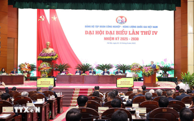Đại hội đại biểu Đảng bộ Tập đoàn Công nghiệp-Năng lượng Quốc gia nhiệm kỳ 2025-2030