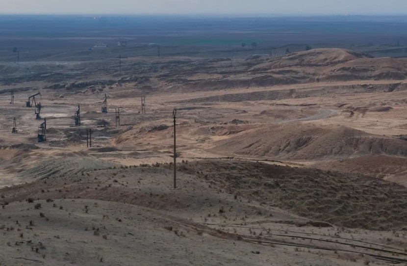 Một góc khu vực gần nhà tù ở Hasakah, được cho là nơi giam giữ cuối cùng công dân Thụy Điển