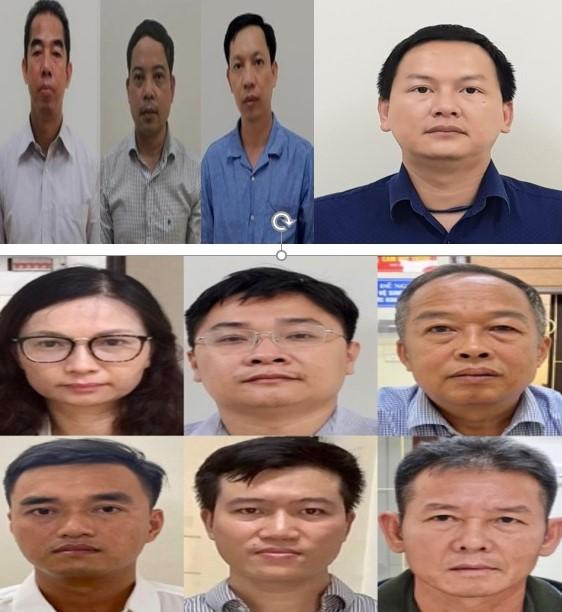 Các bị can trong vụ án Các bị can trong vụ án