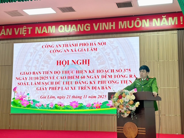 Chỉ huy Công an xã quán triệt những nội dung trọng tâm