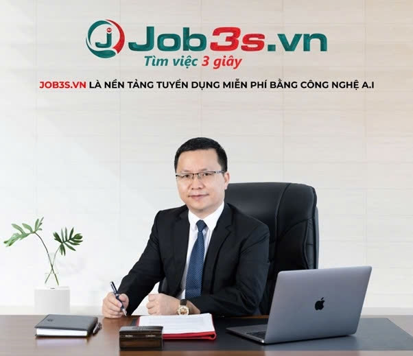 CEO Tony Vũ - Nhà sáng lập nền tảng tuyển dụng và tìm việc làm miễn phí job3s CEO Tony Vũ - Nhà sáng lập nền tảng tuyển dụng và tìm việc làm miễn phí job3s