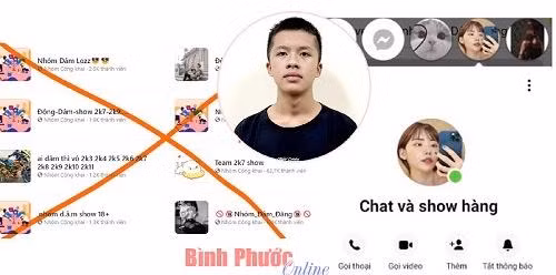 Các nhóm “chat sex” trên không gian mạng và đối tượng Hoàng Trung Kiên