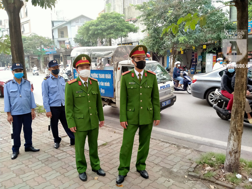 Lực lượng cảnh sát trật tự (CAP Thanh Nhàn) quyết tâm thực hiện tốt nhiệm vụ đảm bảo an ninh trật tự, trật tự đô thị và trật tự giao thông trên địa bàn