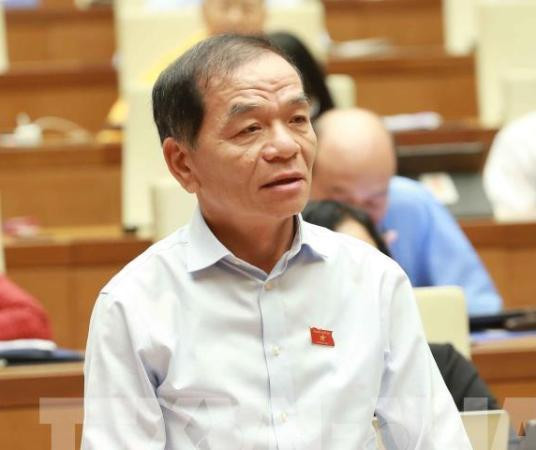 Đại biểu Lê Thanh Vân (đoàn Cà Mau) phát biểu thảo luận