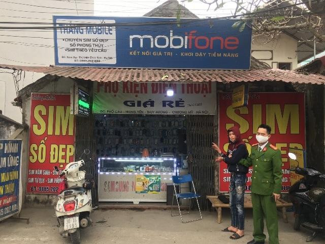 CAQ Hà Đông dẫn giải đối tượng đến nơi tiêu thụ tài sản phi pháp