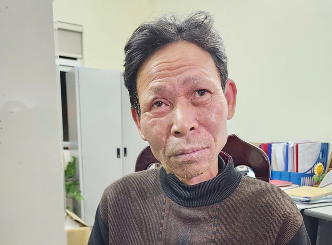 Đối tượng Cao Văn Hùng tại cơ quan công an Đối tượng Cao Văn Hùng tại cơ quan công an