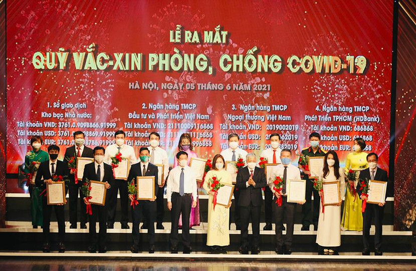 Các doanh nghiệp ủng hộ Quỹ vaccine phòng Covid-19