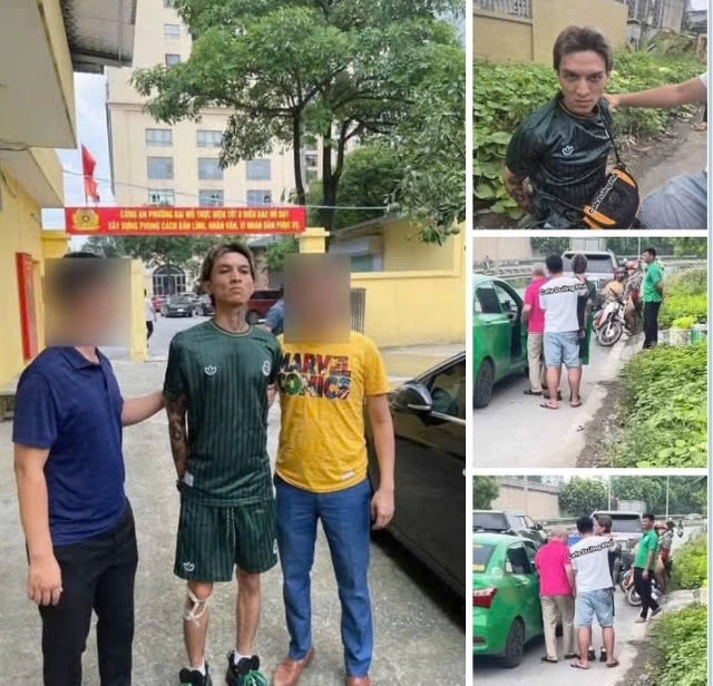 Hình ảnh đối tượng Bình lúc bị bắt Hình ảnh đối tượng Bình lúc bị bắt