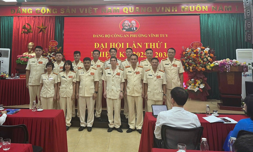 Ban chấp hành Đảng bộ CAP Vĩnh Tuy nhiệm kỳ 2025-2030