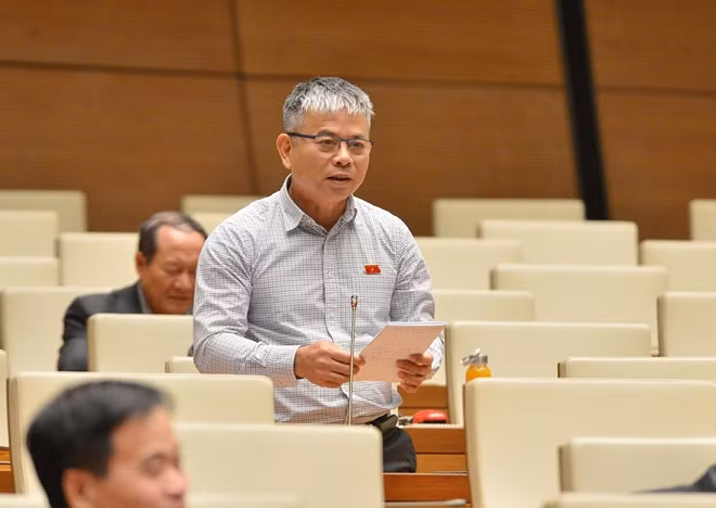 Đại biểu Nguyễn Thanh Hồng (đoàn Bình Dương) phát biểu tranh luận Đại biểu Nguyễn Thanh Hồng (đoàn Bình Dương) phát biểu tranh luận