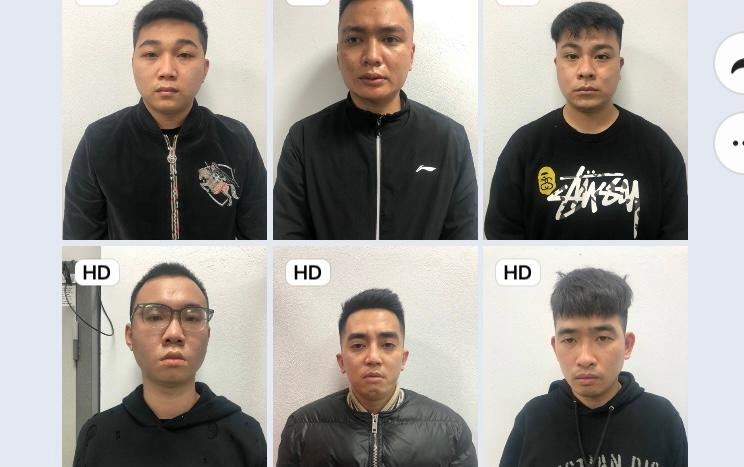 Các đối tượng trong vụ án