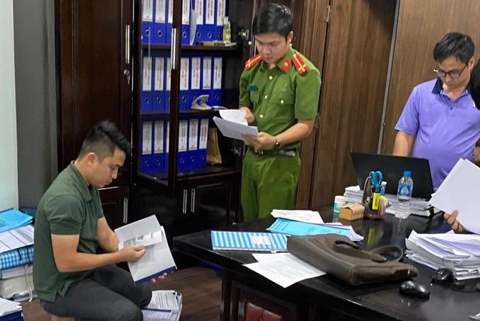 Công an tỉnh Đắk Nông khám xét trụ sở làm việc của các đối tượng liên quan đến vụ án