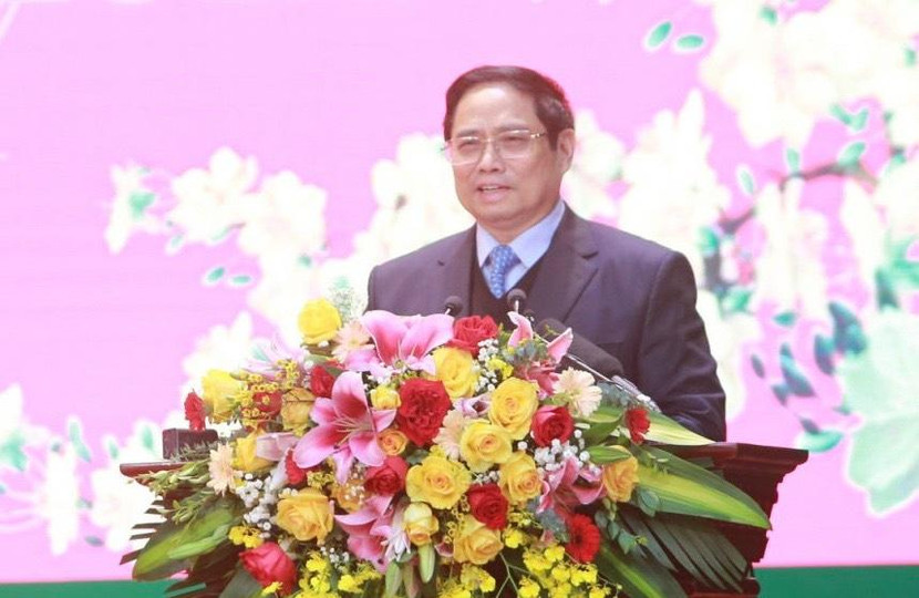 Thủ tướng Phạm Minh Chính phát biểu tại buổi làm việc