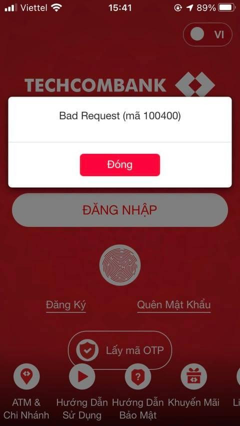 Gần như trong suốt ngày hôm nay, nhiều khách hàng không thể thực hiện các giao dịch chuyển khoản trên các ứng dụng ngân hàng điện tử của Techcombank Gần như trong suốt ngày hôm nay, nhiều khách hàng không thể thực hiện các giao dịch chuyển khoản trên các ứng dụng ngân hàng điện tử của Techcombank