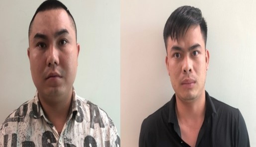 Hai đối tượng cầm đầu đường dây "tín dụng đen" bị lực lượng CSHS CAQ Hà Đông điều tra