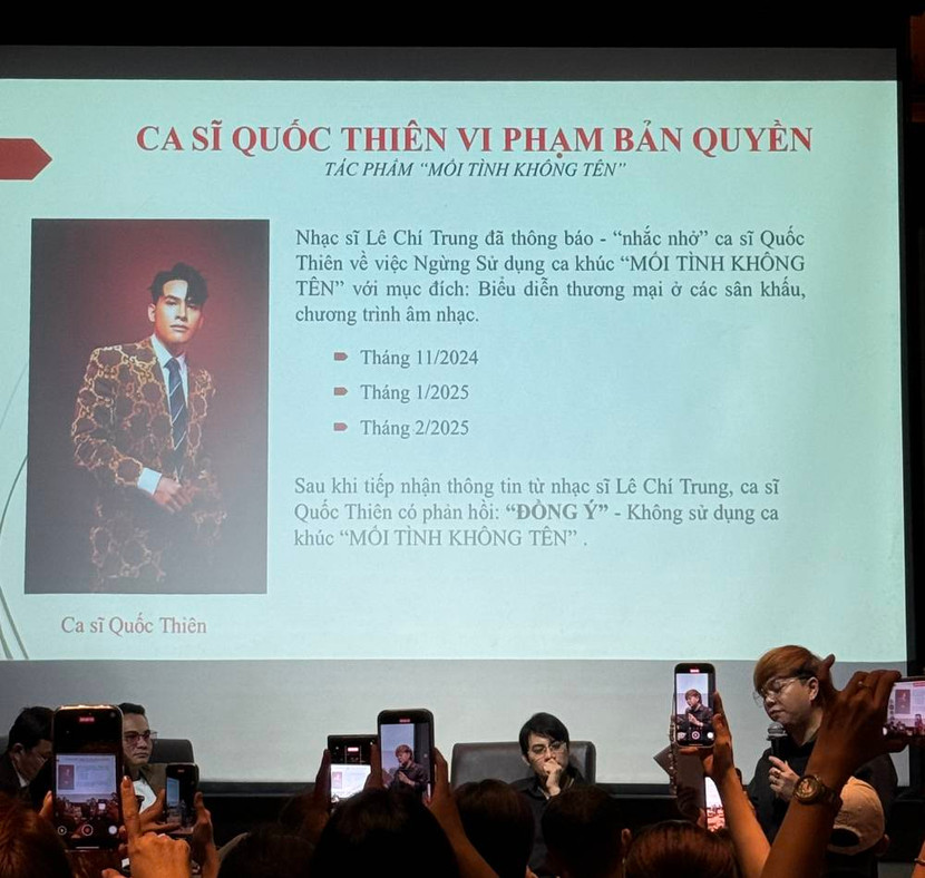 Hình ảnh được trình chiếu tại buổi họp báo Hình ảnh được trình chiếu tại buổi họp báo