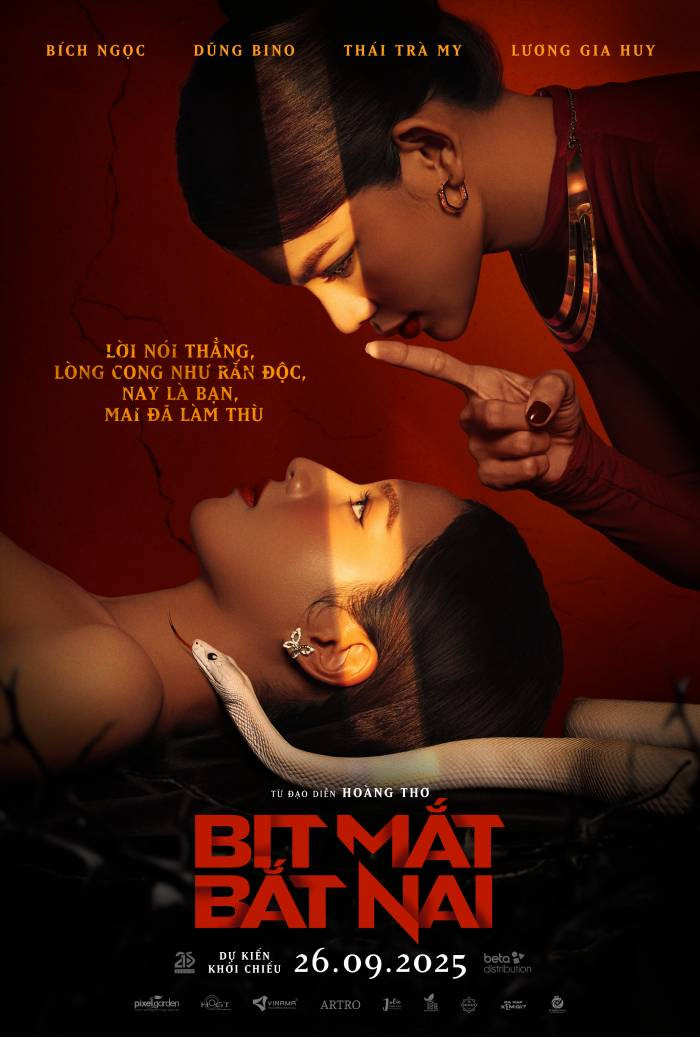 Poster đậm màu drama của "Bịt mắt bắt nai"