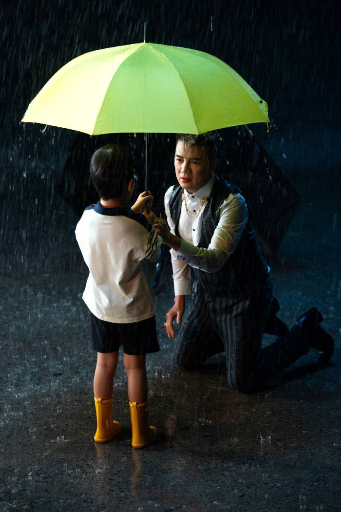 Điểm tựa lớn nhất và ý nghĩa nhất với Đàm Vĩnh Hưng chính là con trai Polo Huỳnh