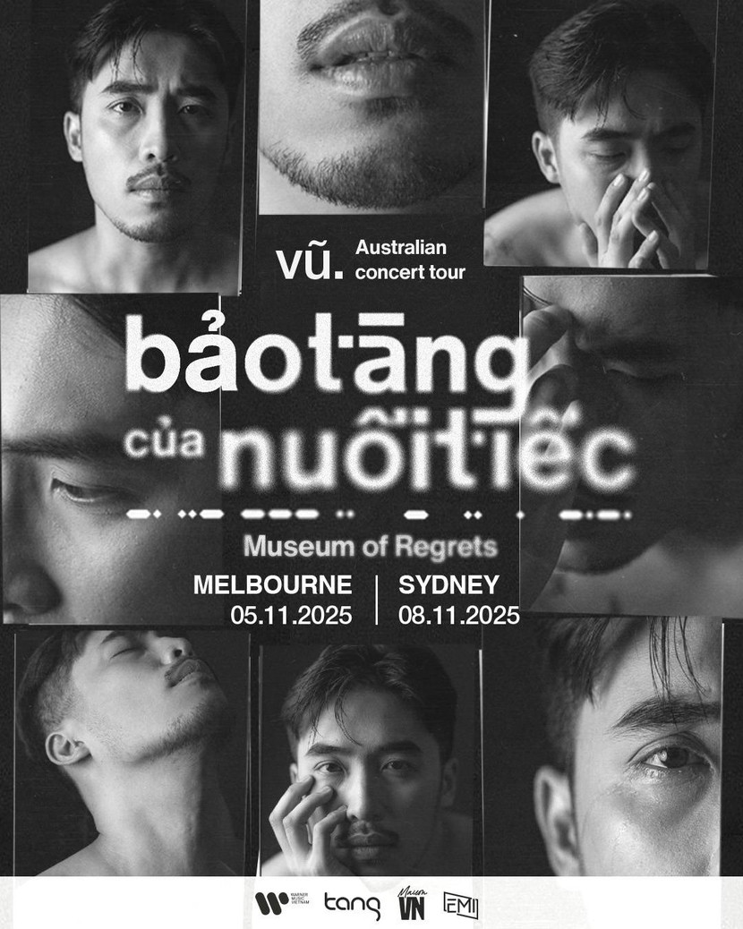 Vũ cũng chính thức khởi động chuỗi show diễn tiếp theo của album &quot;Bảo tàng của nuối tiếc&quot; ở Úc