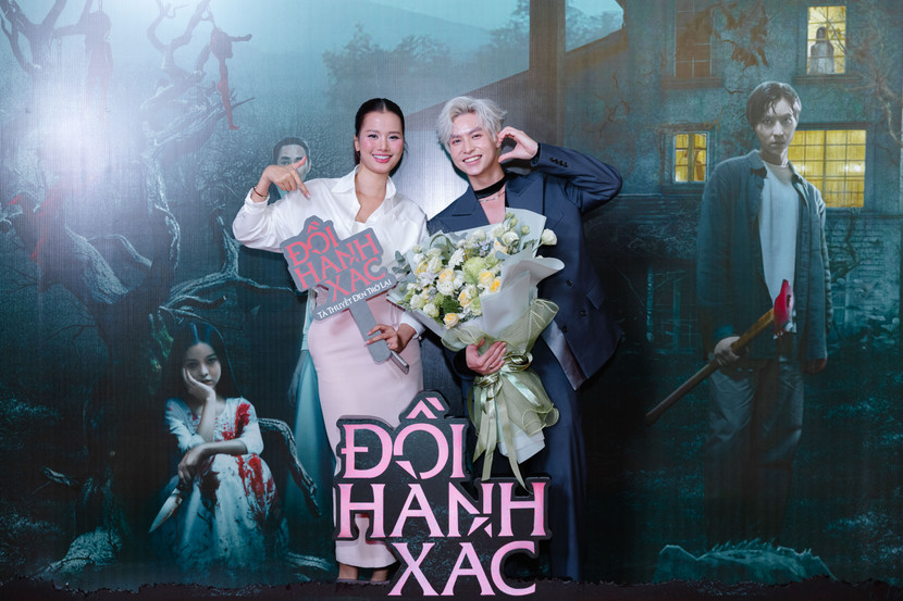 Á hậu Hương Ly đến chúc mừng ra mắt phim đầu tay của học trò Á hậu Hương Ly đến chúc mừng ra mắt phim đầu tay của học trò