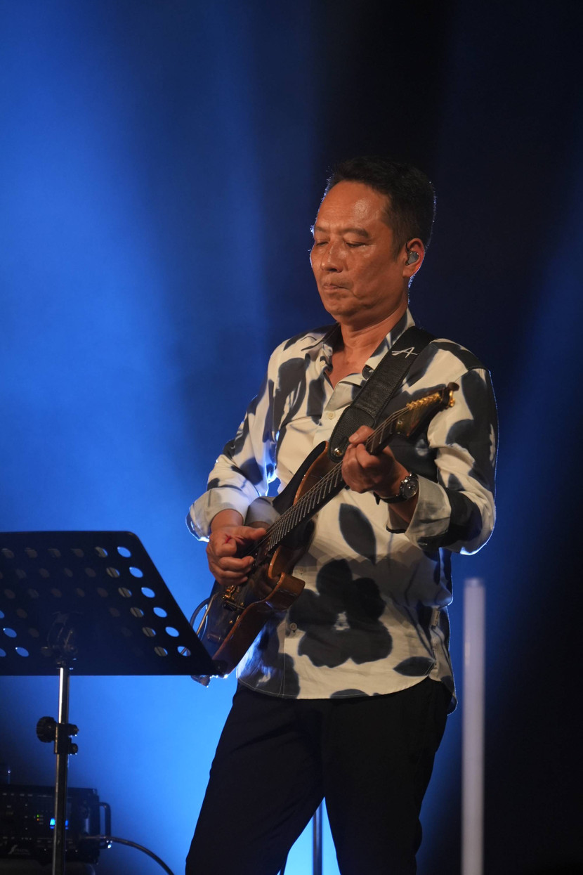 Nhạc sĩ Anh Quân cùng anh em ban nhạc luôn đồng hành cùng Mỹ Linh trong sự nghiệp nhiều năm qua