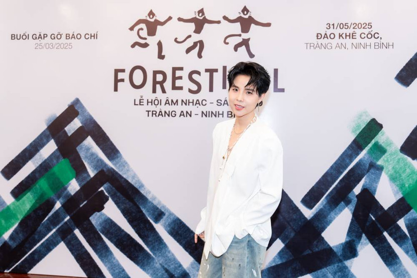 Vũ Cát Tường cũng là một trong những nghệ sĩ xác nhận tham gia Lễ hội âm nhạc – sáng tạo “Forestival”