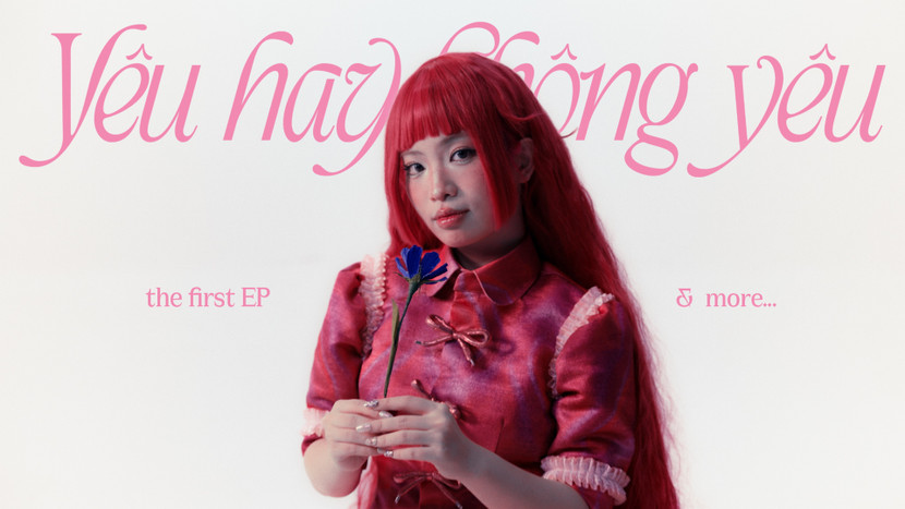 Tạo hình “công chúa Rapuzel” với mái tóc hồng đặc trưng của Cầm trong video giới thiệu Tạo hình “công chúa Rapuzel” với mái tóc hồng đặc trưng của Cầm trong video giới thiệu